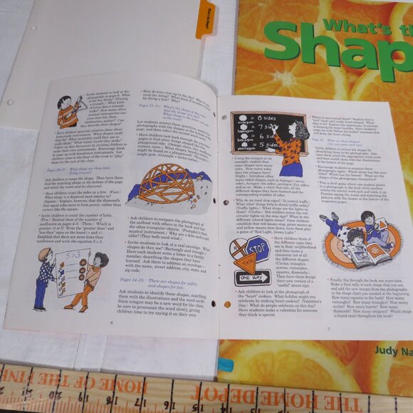 What’s the Shape BIG BOOK (almost 2 feet tall) with teacher pages CLASSROOM SIZE - Picture 11 of 13